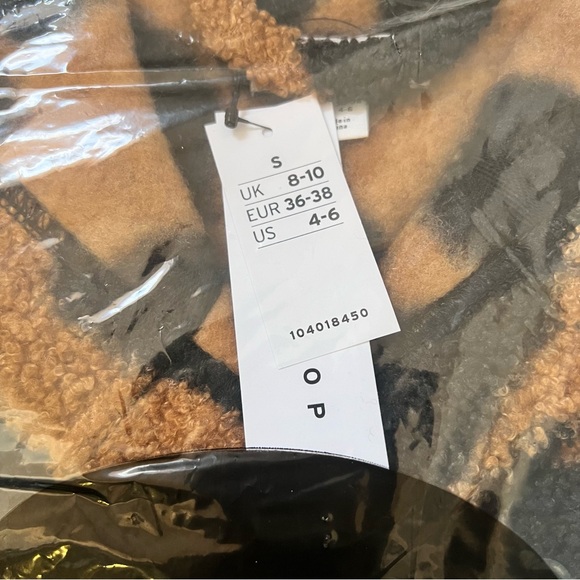 Topshop Teddy Robe Hooded Animal Print - Picture 4 of 5